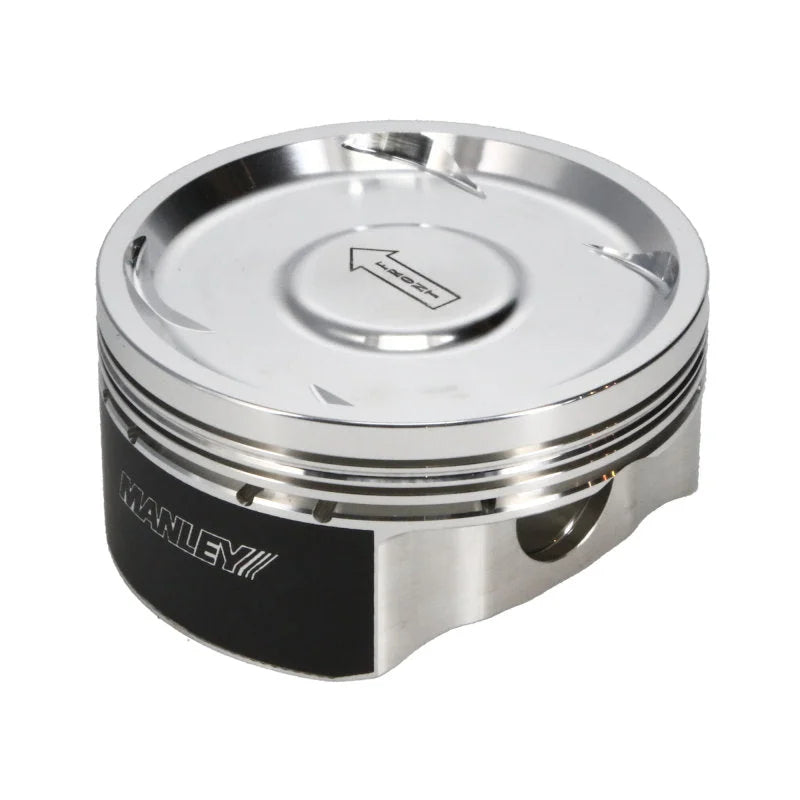 Manley 04+ Subaru WRX STi (EJ257) 83mm Stroker 99.75mm +0.25mm Bore 8.5:1 Dish Piston Set with Rings - Additional View 5