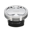 Load image into Gallery viewer, Manley 04+ Subaru WRX STi (EJ257) 83mm Stroker 99.75mm +0.25mm Bore 9.8:1 Dish Piston Set with Rings - Back View
