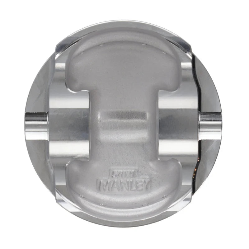 Manley 04+ Subaru WRX STi (EJ257) 83mm Stroker 99.75mm +0.25mm Bore 9.8:1 Dish Piston Set with Rings - Installation View