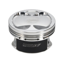 Load image into Gallery viewer, Manley 04+ Subaru WRX STi (EJ257) STD Stroke 100mm +.5mm Bore 9.8:1 Dish Piston Set with Rings - Side View