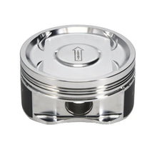 Load image into Gallery viewer, Manley 04+ Subaru WRX STi (EJ257) STD Stroke 99.5mm STD Bore 8.5:1 Dish Piston Set with Rings - Back View