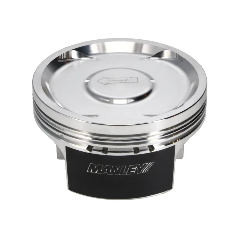 Manley 04+ Subaru WRX/STI EH257 100.0mm Bore +.50mm Size 8.5:1 Dish Extreme Duty Piston Set - Side View