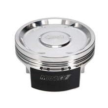 Load image into Gallery viewer, Manley 04+ Subaru WRX/STI EH257 99.75mm Bore +.25mm Size 8.5:1 Dish Piston Set - Back View