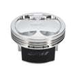 Load image into Gallery viewer, Manley 04+ Subaru WRX/STi EH257 99.50mm STD Bore 9.8:1 Dish Piston Set of 4 - Installation View