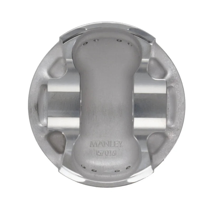 Manley 04+ Subaru WRX/STi (EJ257) 75mm DE-Stroker 99.75mm +.25mm Size Bore 8.5:1 Piston Set (ED) - Side View