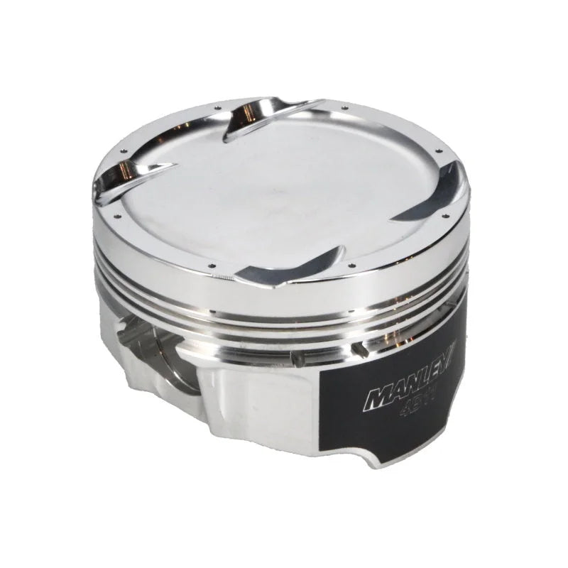Manley 08+ Mitsubishi 4B11T 86.5mm (+.5mm) -11cc Dome 9.0:1 CR Turbo Tuff Series Piston Set w/ Rings - Main Product View