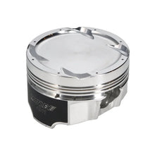 Load image into Gallery viewer, Manley 08+ Mitsubishi 4B11T 86.5mm (+.5mm) -11cc Dome 9.0:1 CR Turbo Tuff Series Piston Set w/ Rings - Side View