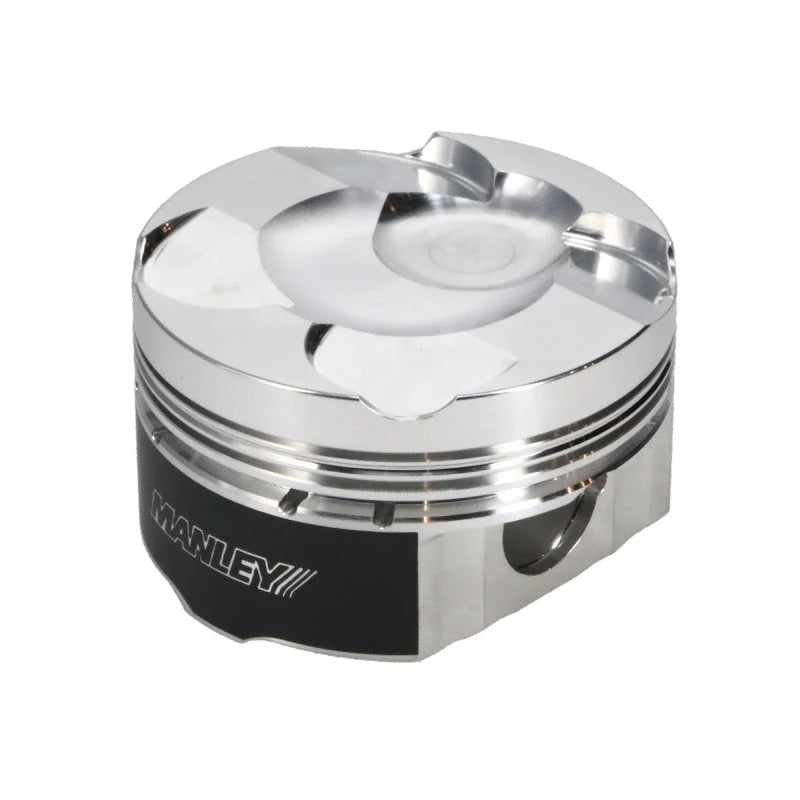 Manley 15+ Subaru FA20 WRX 86.50mm +.5mm Bore 10:1 Dish Piston Set with Rings - Main Product View
