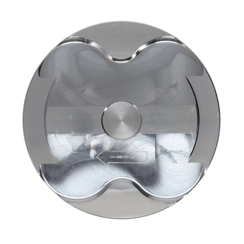 Manley 2018+ Ford Coyote 5.0L DOHC +1cc Dish 3.700in Bore 11:1 CR Platinum Extreme Duty Piston Set - Additional View 5