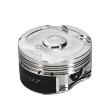Load image into Gallery viewer, Manley 2018+ Ford Coyote 5.0L DOHC -6cc Dish 3.700in Bore 10:1 CR Platinum Piston Set - Side View