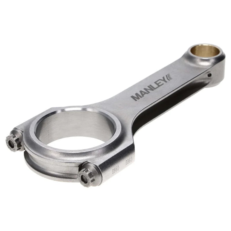 Manley 90-92 Mitsubishi Eclipse GS GST 4G63(T) H Beam Connecting Rod Set - Side View