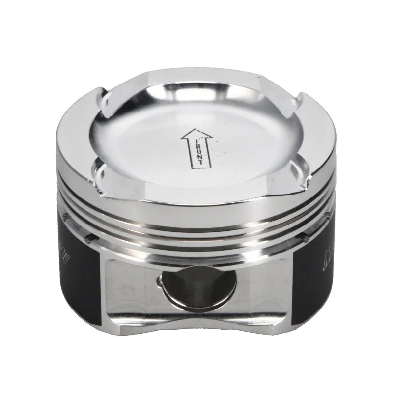 Manley BMW N54B30 32cc Platinum Series Dish Extreme Duty Piston Set - 84.5mm Bore - Side View