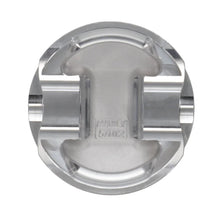 Load image into Gallery viewer, Manley BMW N54B30 32cc Platinum Series Dish Piston Set - 84.5mm Bore - Back View