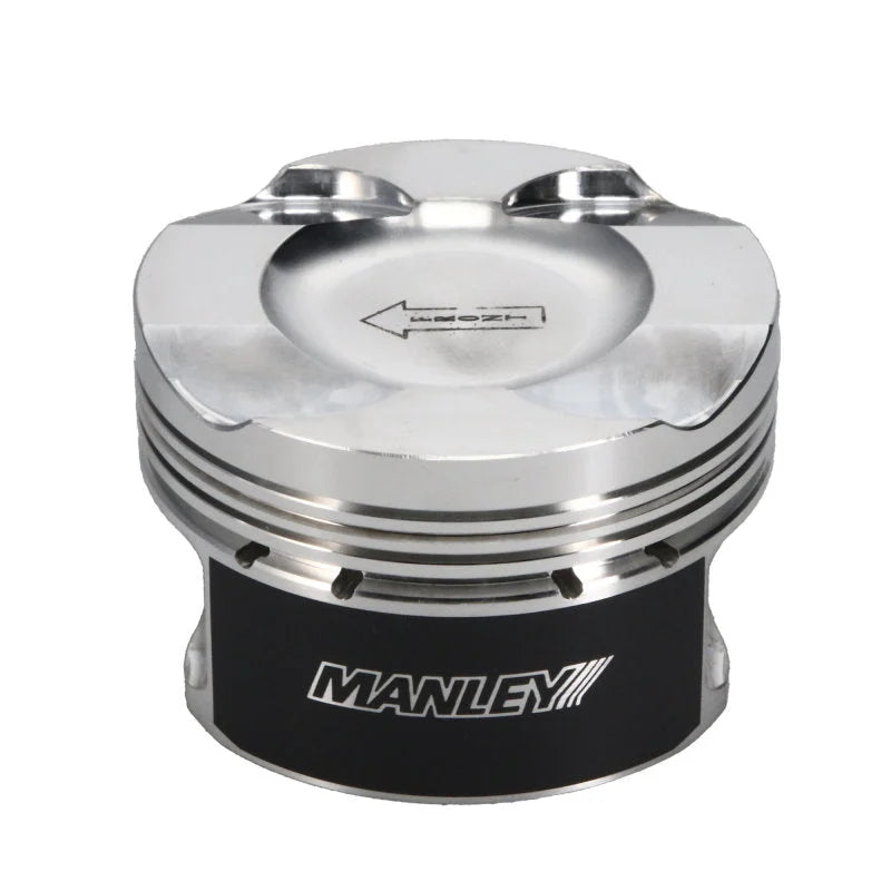 Manley BMW N55/S55 37cc Platinum Series Dish Extreme Duty Piston Set - Installation View