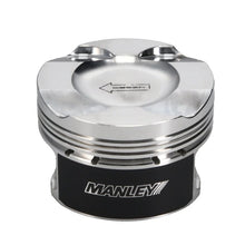 Load image into Gallery viewer, Manley BMW N55/S55 37cc Platinum Series Dish Piston Set - Installation View