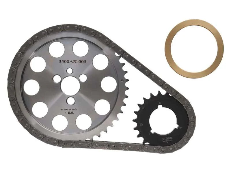 Manley Billet Timing Chain Kit - Small Block Chevrolet - Shim - Short - Back View