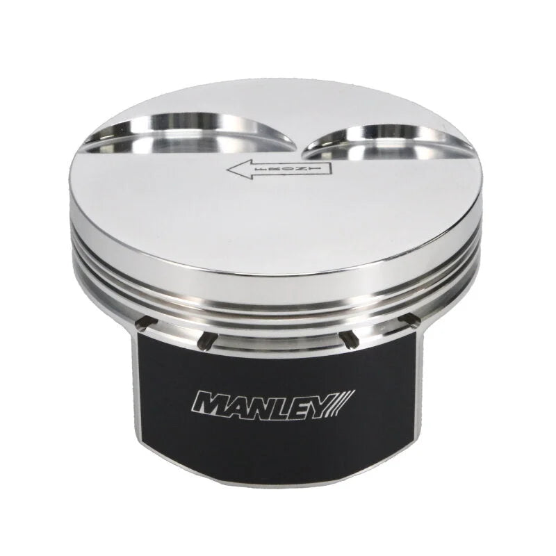 Manley Chevrolet 5.3L LS Gen III Piston Set - 3.790in Bore 1.304in CH, -2.00 CC - Side View