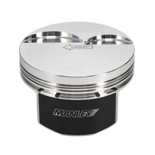 Load image into Gallery viewer, Manley Chevrolet 5.3L LS Gen III Piston Set - 3.790in Bore 1.304in CH, -2.00 CC - Side View