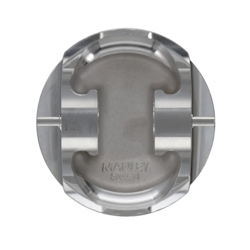 Manley Chevrolet 5.3L LS Gen III Piston Set - 3.790in Bore 1.304in CH, -2.00 CC - Back View