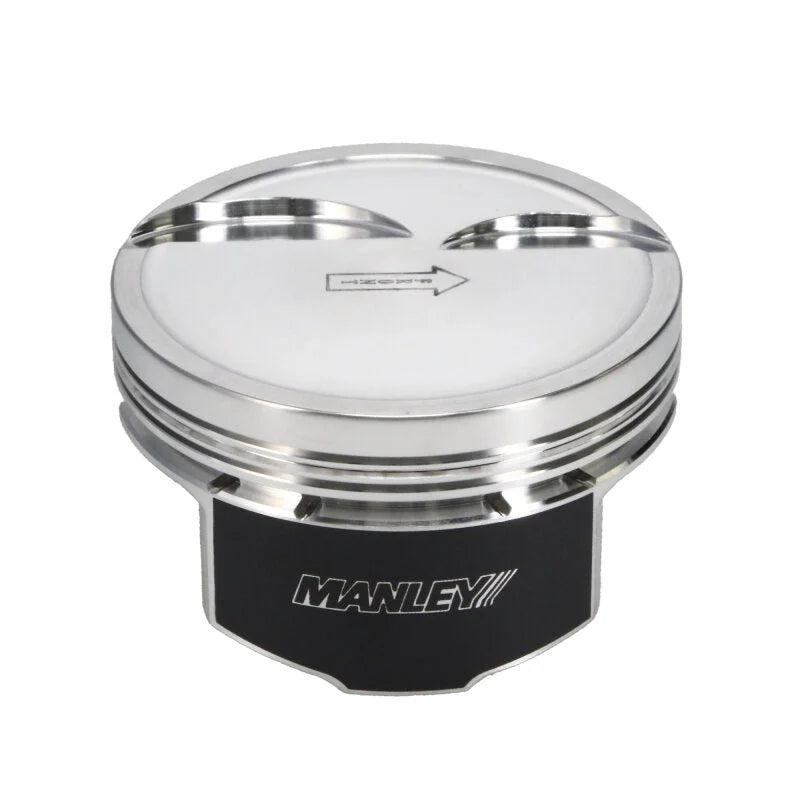 Manley Chevrolet 5.3L LS Gen III Piston Set - 3.800in Bore 1.115in CH, -7.00 CC - Side View