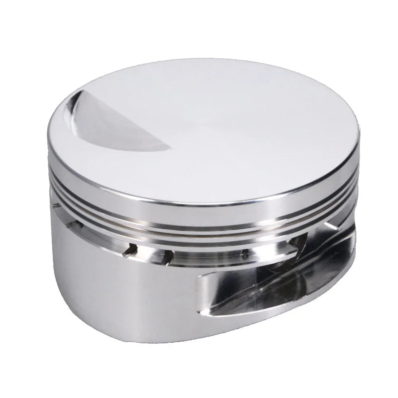 Manley Chevrolet Big Block 4.560 Bore 4.250 Stk(STD Dec) 1.270 CD -3cc Dome Flat Top Piston Set of 8 - Side View