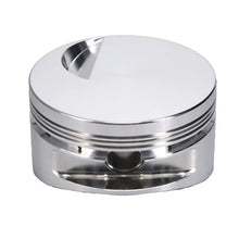 Load image into Gallery viewer, Manley Chevrolet Big Block 4.560 Bore 4.250 Stk(STD Dec) 1.270 CD -3cc Dome Flat Top Piston Set of 8 - Back View