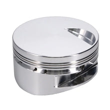 Load image into Gallery viewer, Manley Chevrolet Big Block Piston Set - 4.500in Bore 1.520in CH, -3.00 CC - Back View