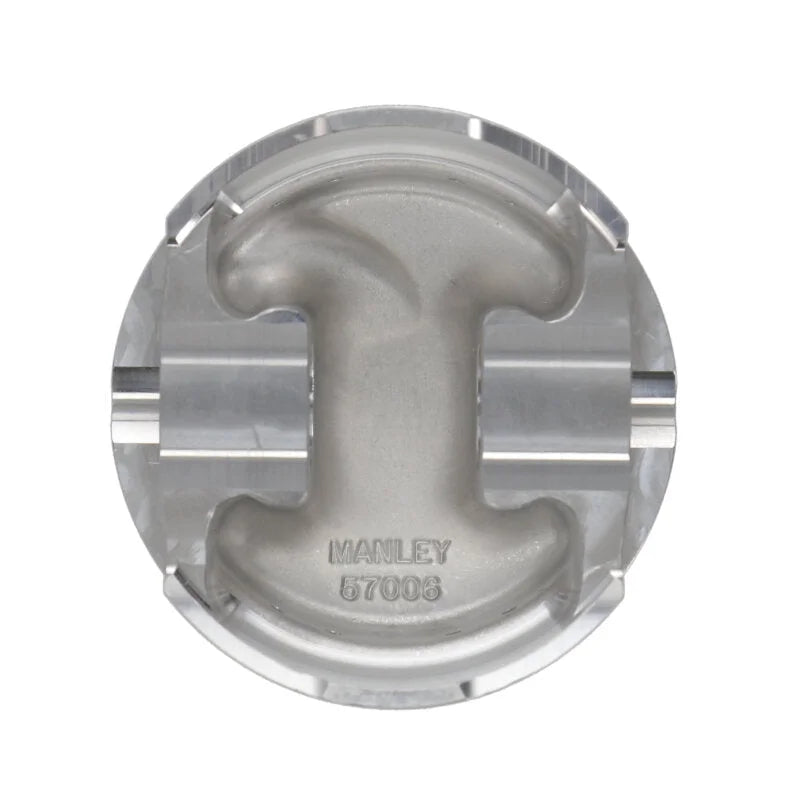 Manley Chevrolet Big Block Piston Set - 4.530in Bore 1.395in CH, 2.00 CC - Back View
