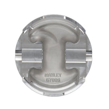 Load image into Gallery viewer, Manley Chevrolet Big Block Piston Set - 4.530in Bore 1.395in CH, 2.00 CC - Back View