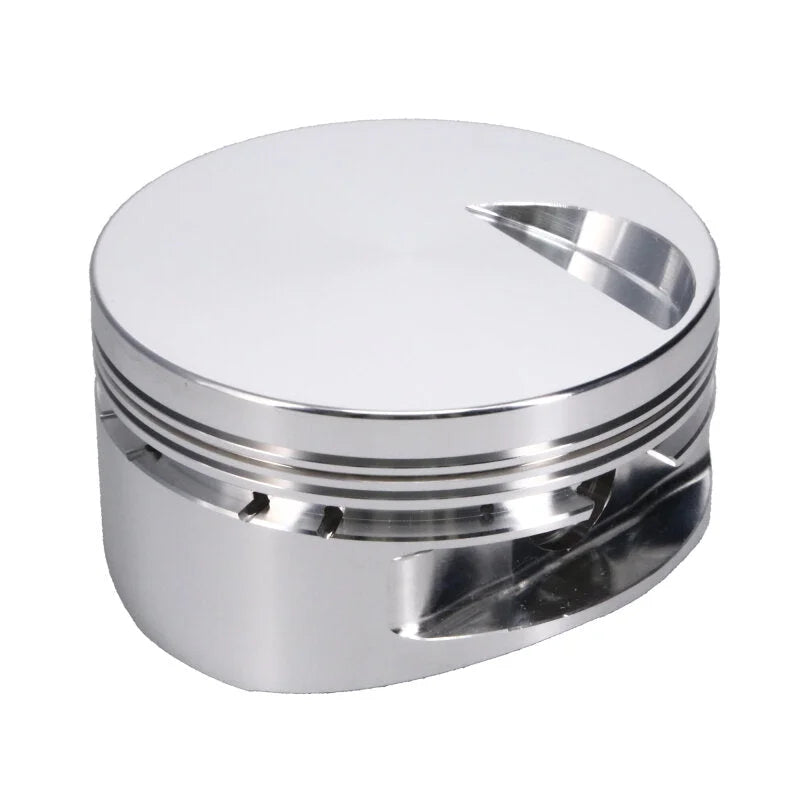 Manley Chevrolet Big Block Piston Set - 4.530in Bore 1.520in CH, -3.00 CC - Back View