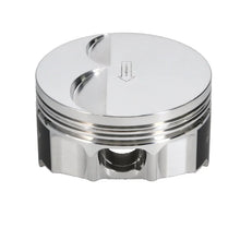 Load image into Gallery viewer, Manley Chevrolet LS 4.065in Bore 1.304in CD 4CC Platinum Series Dish Piston - Set of 8 - Side View