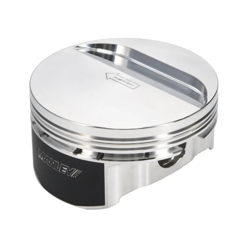 Manley Chevrolet LS 4.130 In. Bore 1.115 In. CH -5.00 CC Platinum Series Pistons - Set of 8 - Side View