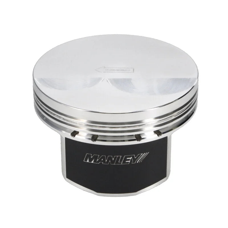 Manley Chevrolet LS Piston Set - 3.905in Bore 1.313in CH, -4.00 CC - Side View