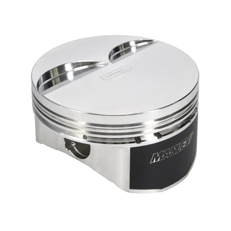 Manley Chevrolet LS Piston Set - 3.905in Bore 1.313in CH, -4.00 CC - Installation View