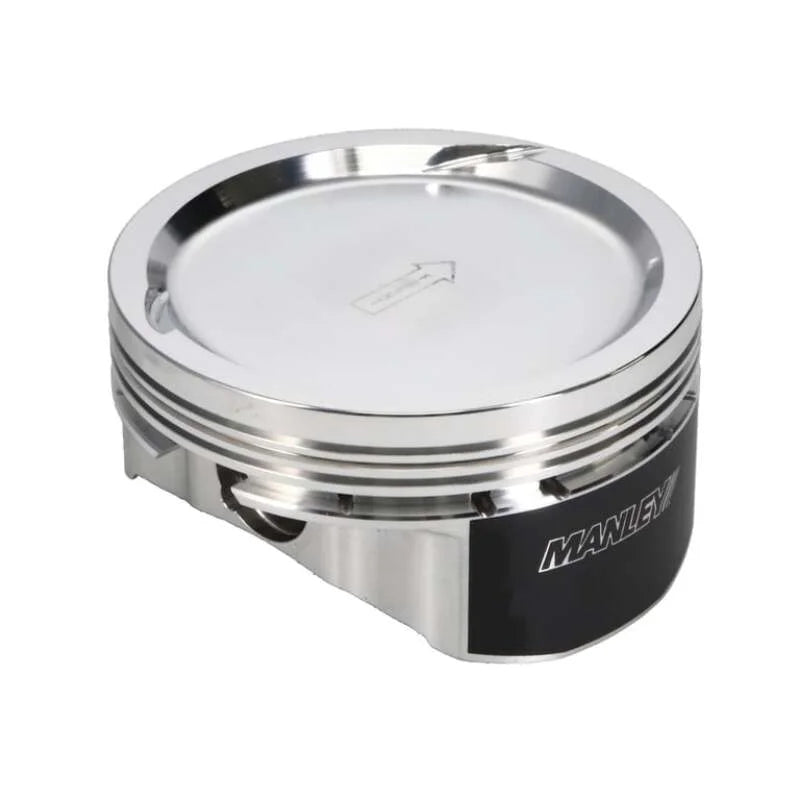 Manley Chevrolet LS Piston Set - 4.005in Bore 1.115in CH, -29.00 CC - Back View