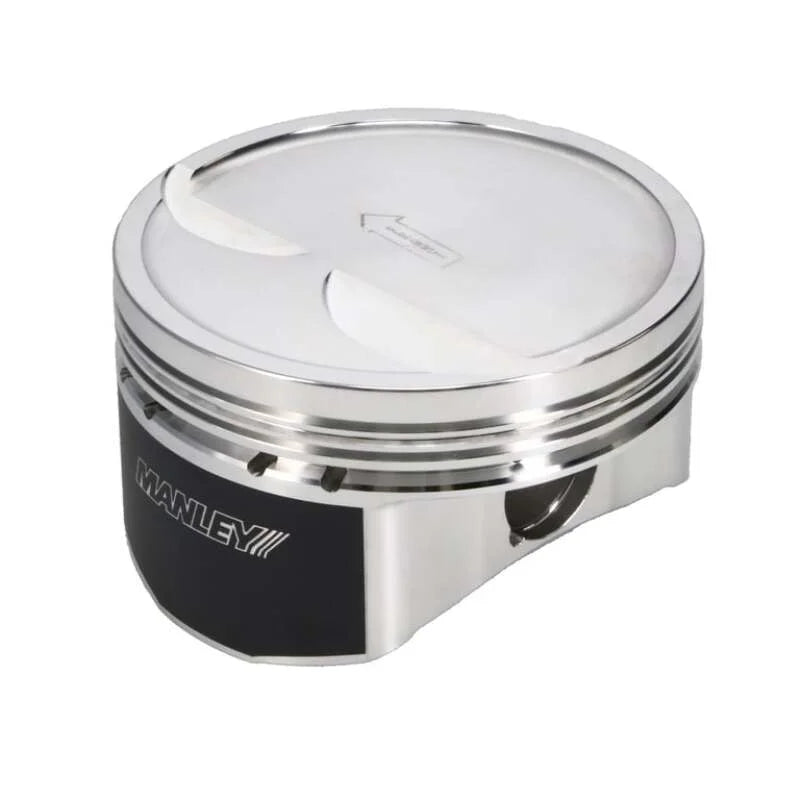 Manley Chevrolet LS Piston Set - 4.005in Bore 1.304in CH, -10.00 CC - Side View