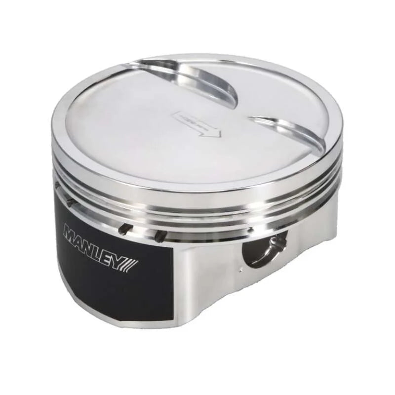 Manley Chevrolet LS Piston Set - 4.005in Bore 1.304in CH, -10.00 CC - Back View