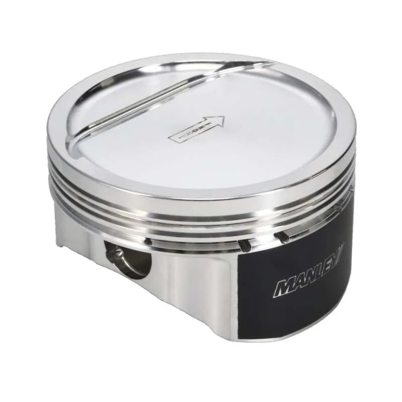 Manley Chevrolet LS Piston Set - 4.005in Bore 1.304in CH, -18.00 CC - Side View