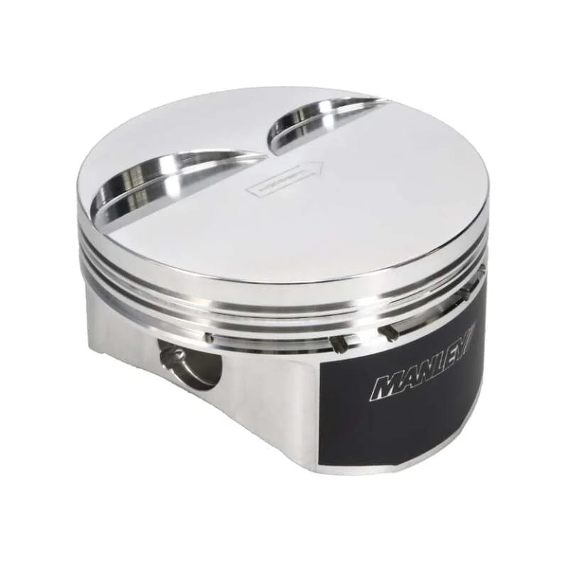 Manley Chevrolet LS Piston Set - 4.005in Bore 1.304in CH, -4.00 CC - Installation View