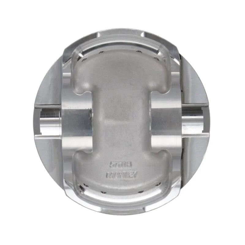 Manley Chevrolet LS Piston Set - 4.010in Bore 1.115in CH, -4.00 CC - Installation View