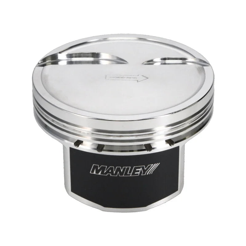 Manley Chevrolet LS Piston Set - 4.010in Bore 1.304in CH, -10.00 CC - Back View