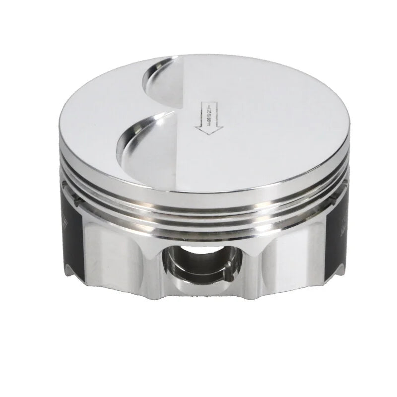Manley Chevrolet LS Piston Set - 4.010in Bore 1.304in CH, -4.00 CC - Side View