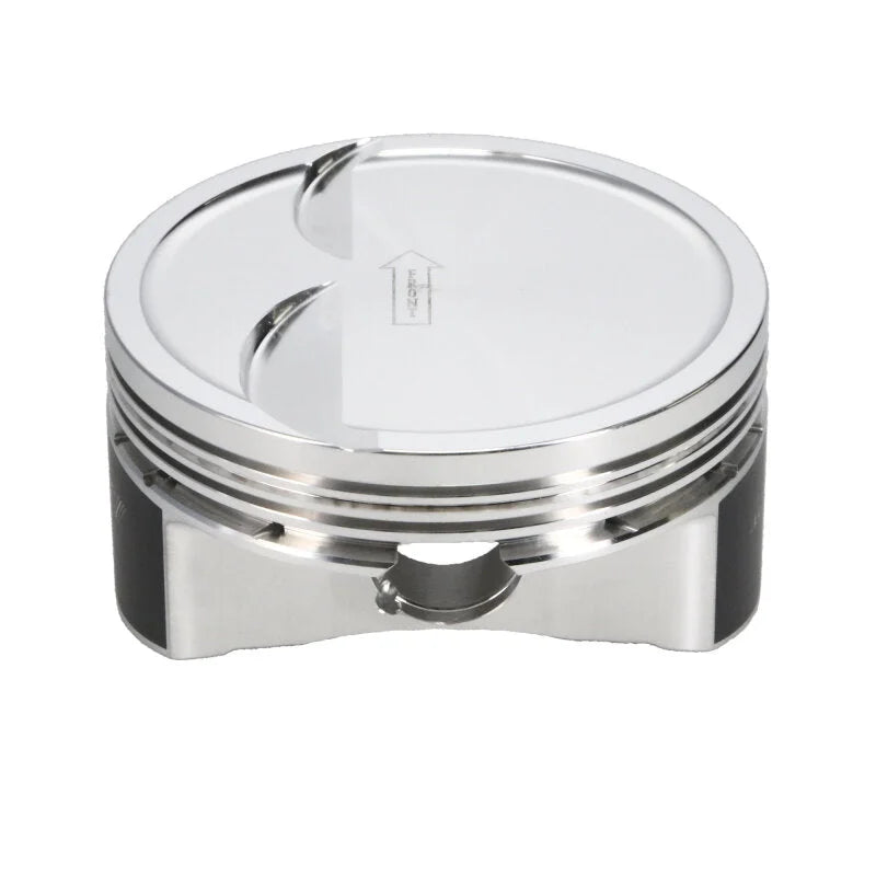 Manley Chevrolet LS Piston Set - 4.065in Bore 1.115in CH, -10.00 CC - Back View