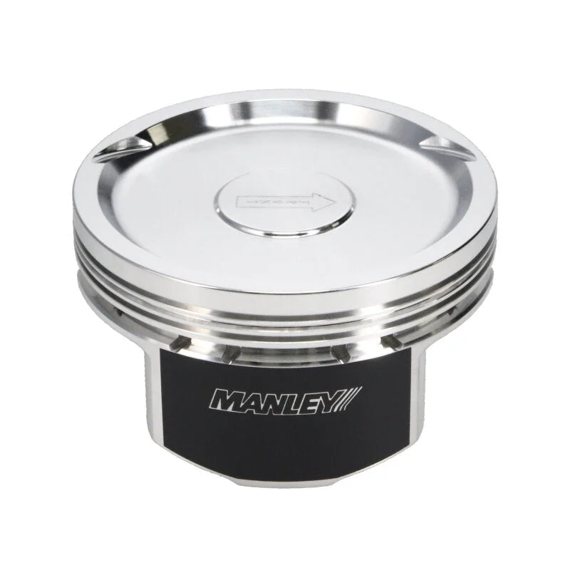 Manley Chevrolet LS Piston Set - 4.070in Bore 1.065in CH, -31.00 CC - Back View