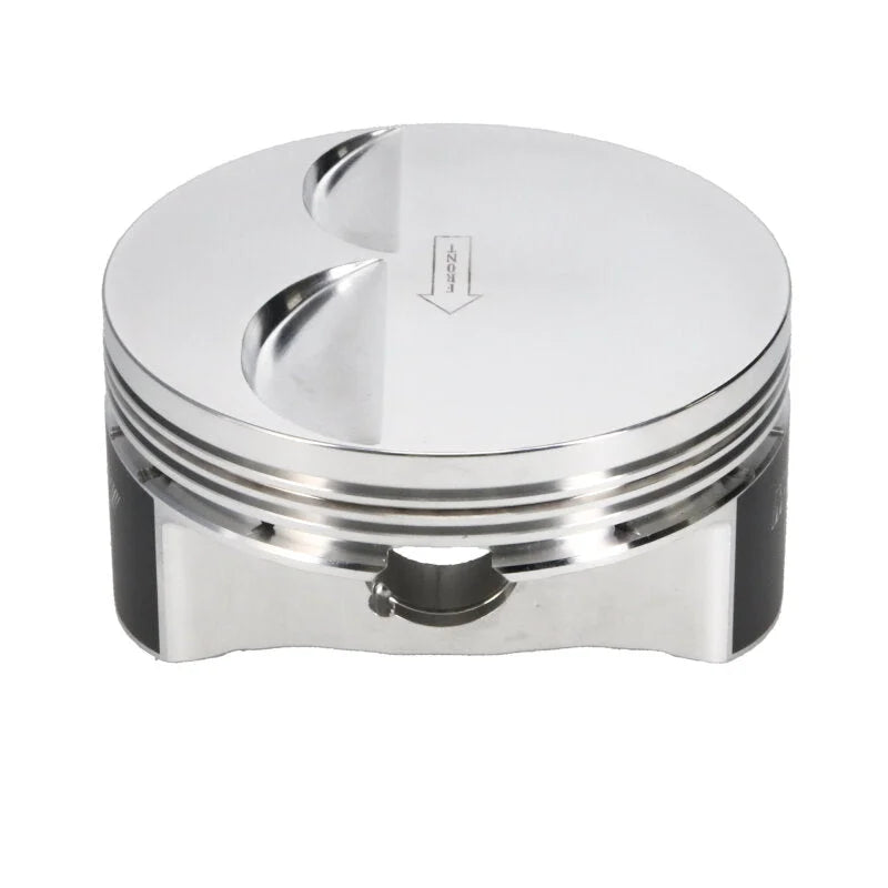 Manley Chevrolet LS Piston Set - 4.070in Bore 1.115in CH, -4.00 CC - Back View