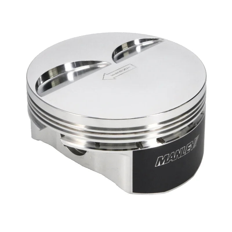 Manley Chevrolet LS Piston Set - 4.070in Bore 1.115in CH, -4.00 CC - Additional View 7