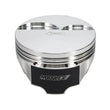 Load image into Gallery viewer, Manley Chevrolet LS Piston Set - 4.070in Bore 1.304in CH, -4.00 CC - Side View