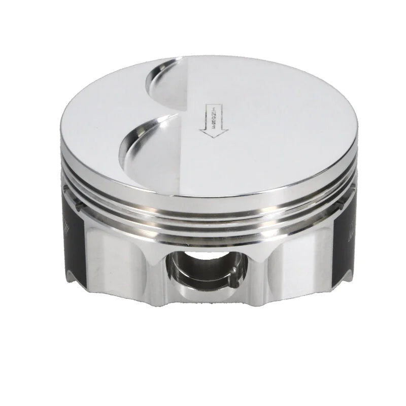 Manley Chevrolet LS Piston Set - 4.070in Bore 1.304in CH, -4.00 CC - Installation View