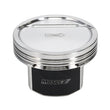 Load image into Gallery viewer, Manley Chevrolet LS Piston Set - 4.075in Bore 1.304in CH, -18.00 CC - Side View