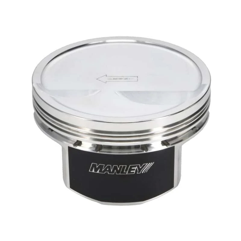 Manley Chevrolet LS Piston Set - 4.080in Bore 1.065in CH, -10.00 CC - Back View